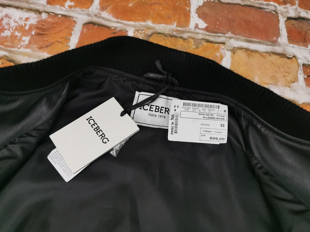 New Iceberg Since 1974 Leather Jacket Warner Bros Bug ´S New Iceberg Since 1974 Leather Jacket Warner Bros Bug ´S