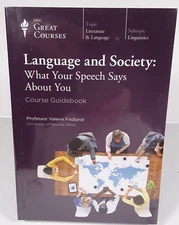 Language & Society NEW SEALED Set 4 DVDs & Guidebook Great Courses Linguistics