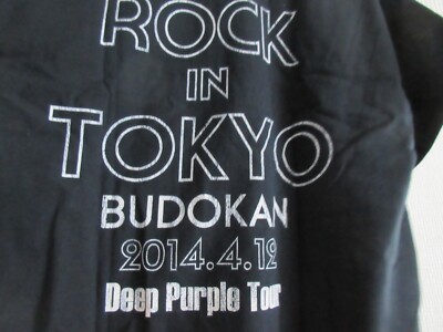 Deep Purple 2014 Japan Tour Black T-Shirt Tee Ian Gillan Steve