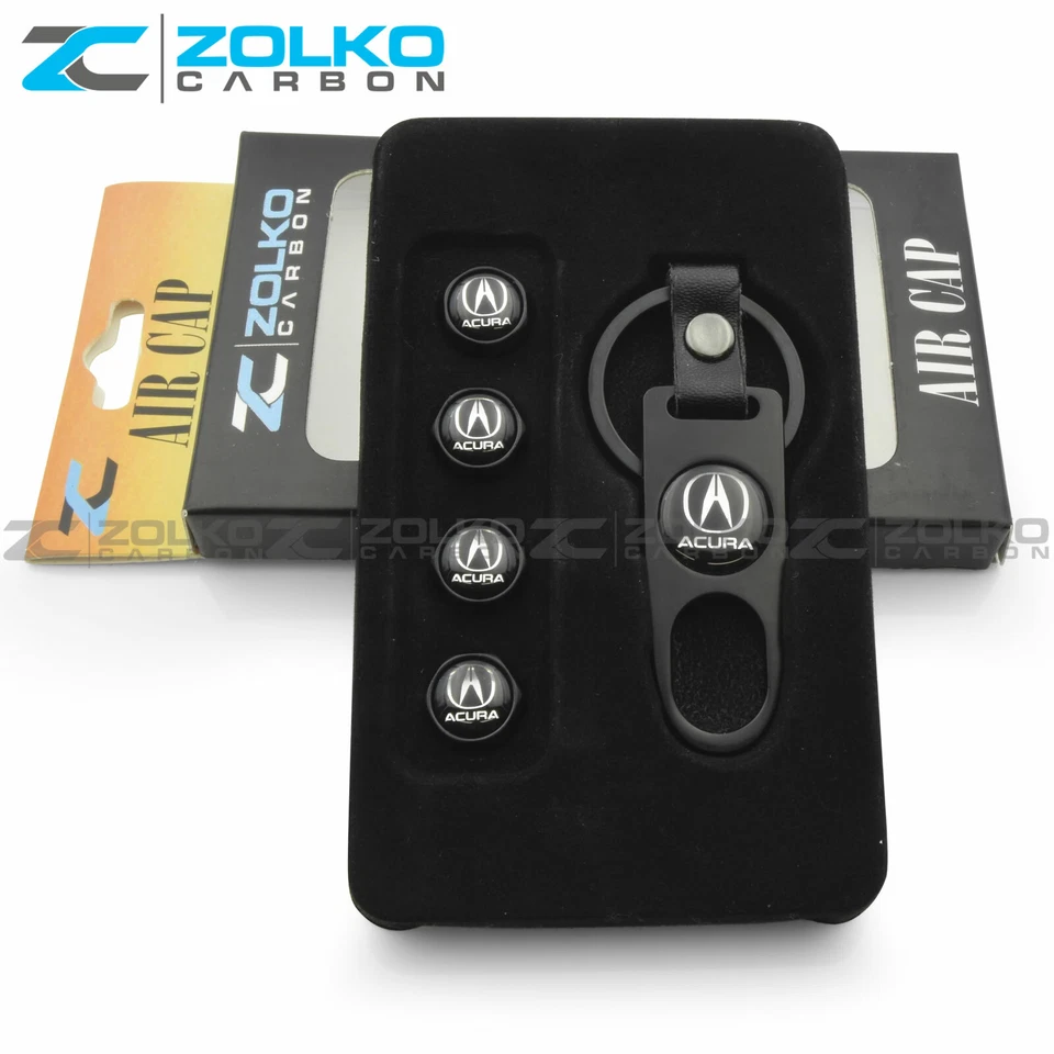 TAPAS DE VÁSTAGO DE VÁLVULA + LLAVERO RUEDA NEUMÁTICO NEGRO - VENDEDOR DE EE. UU. Foto 3 de 4