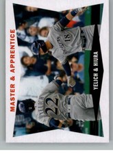 Keston Hiura/Christian Yelich 2020 Topps Archives 1960 Combo Cards Brewers