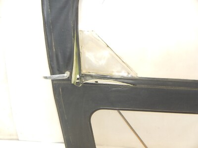 Jeep CJ CJ7 76-86 OEM Passenger Right Soft Door Black Clear Window