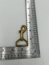 1-1" Antique Brass Swivel Bolt Snap Hook Clip