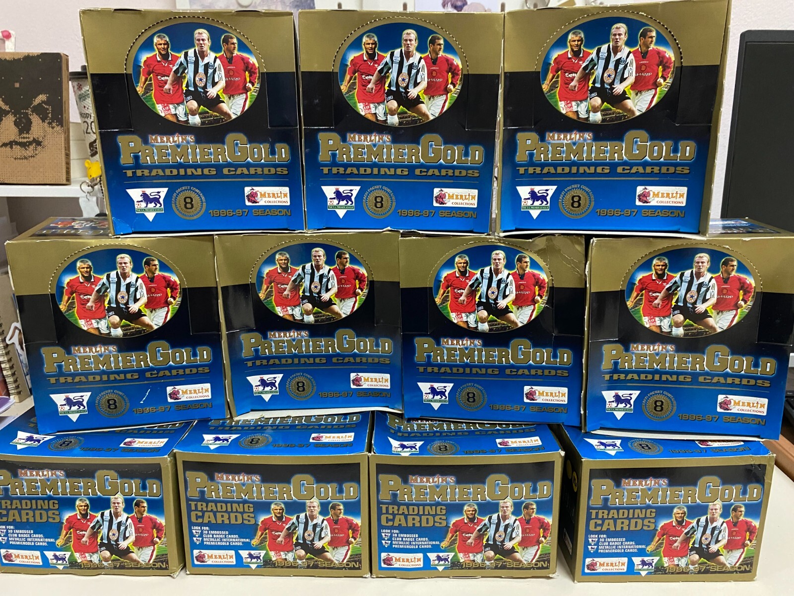 1996-97 Merlin Premier Gold Trading card Box 36 Pack Rc Rookie David ...
