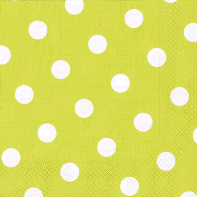 Süße Punkte-Servietten Für Die Perfekte Babyparty – 20 Stück, 17x17 Cm