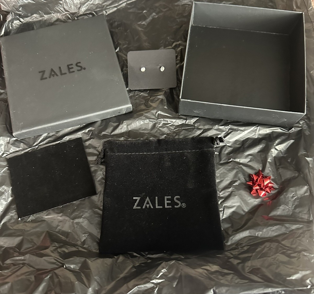 Zales The Diamond Store Luxury Bracelet Necklace Earring Box