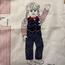 NEW UNCUT 1996 SIMPLICITY 2 COMPLETE OUTFITS FOR 18" DOLL "TODAY'S GIRL" PANEL