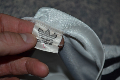Vintage Adidas Originals 90s Football Shirt Soccer Jersey Trikot White Size L - Picture 3 of 12