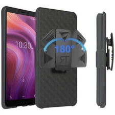 Rome Tech Alcatel 3V Belt Clip Holster Phone Case, Cover With Belt Clip