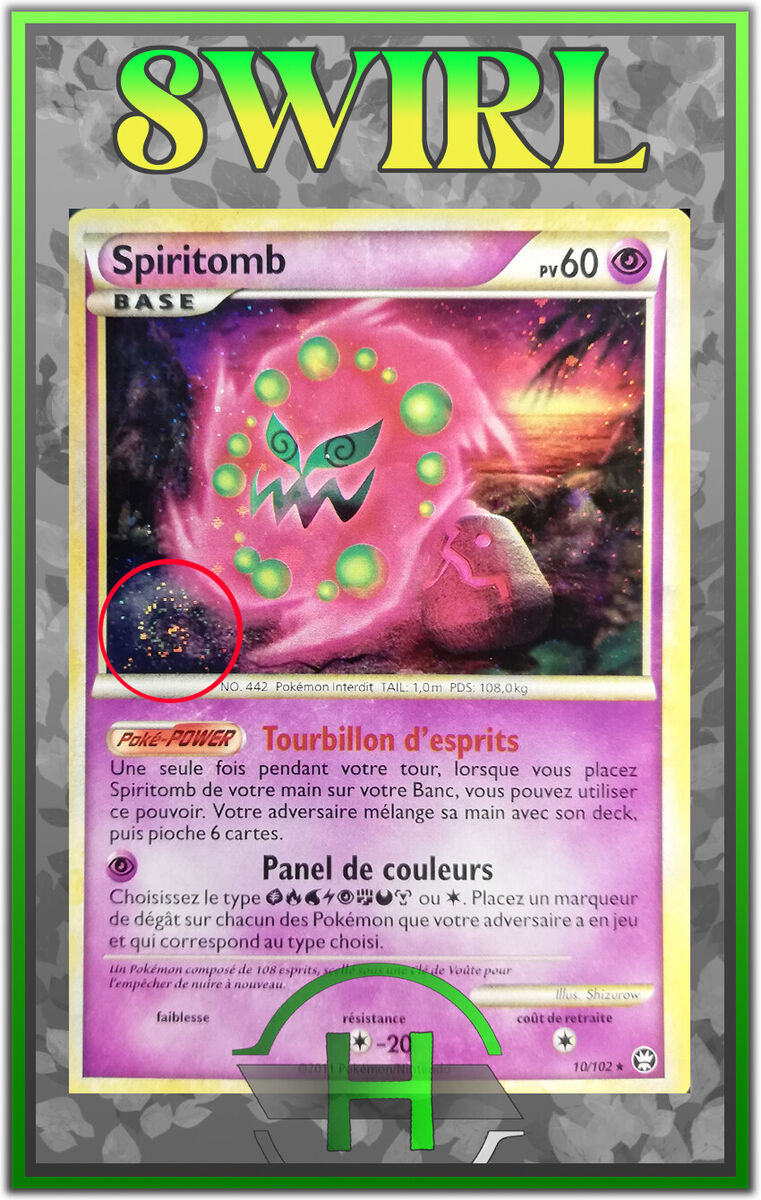 Pokémon TCG Spiritomb HS-Triumphant 10/102 Holo Holo Rare