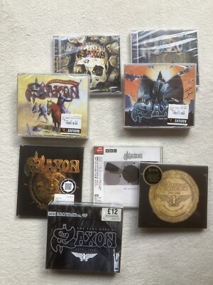 SAXON - SEALED SET NR. 4 - SET OF 21 SEALED CDs. please see description.