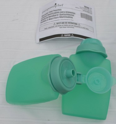 pampered chef reusable food pouches