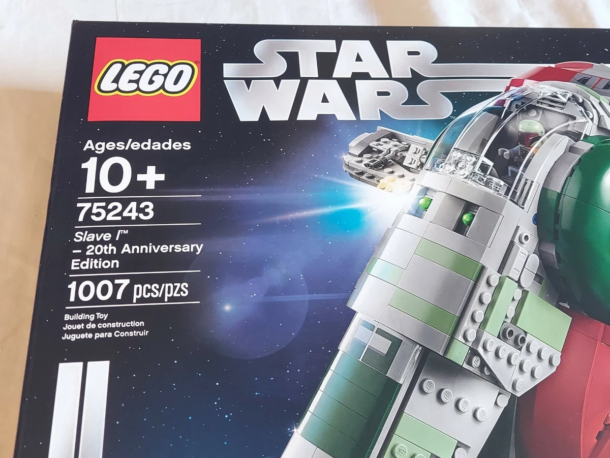 Kilde mund Rug Lego Slave 1 I Star Wars Boba Fett 20th Anniversary Year Edition 75243 NIB  | eBay