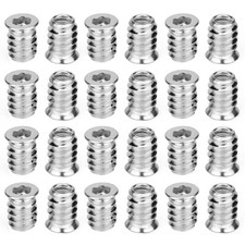 M6 Threaded Sleeve for Wood M6 Screw Nuts Sleeve Nut Wood Thread Insert Threaded