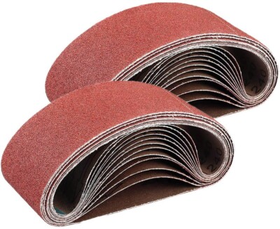 27PCS Sanding Belts 3x18'' 40 60 80 120 150 180 240 320 400 Grit Sander Sandpaper