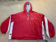 Ohio State Buckeyes Holloway Jacket Mens Size XL Red Coat Nylon