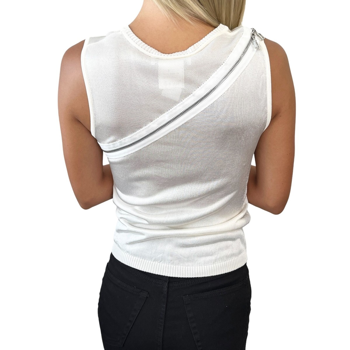 Christian Dior モノグラム タンクトップ 38 Christian Dior Vintage Tank Top #38 Floral Print Multicolor Nylon