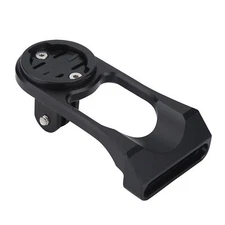 (Black)Cycling Stem Extension Mount Holder For Computer && Sports C FF