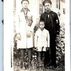 c1940s African American Black Family US Navy Sailor Uniform WWII WW2 Rating 5"