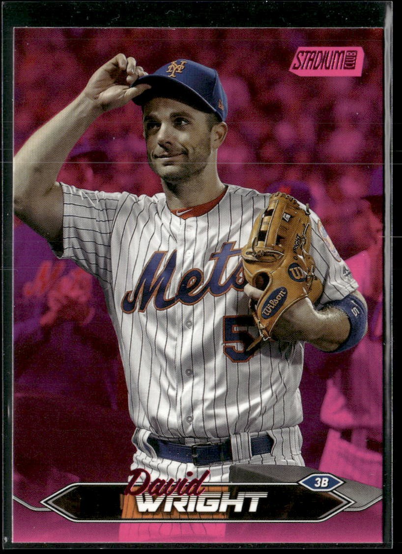 2024 Stadium Club #151 David Wright Pink Foil