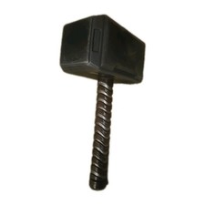 Marvel Thor Hammer Costume Marvel , 12” Plastic Used Very  Good Condition, Light