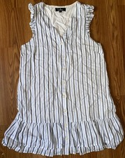 Lulus Striped Mini Summer Tank Dress Women’s Size Small Sundress Lounge Dress