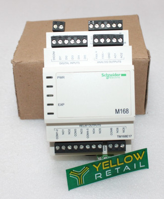 SCHNEIDER ELECTRIC MODICON TM168E17 POWER SUPPLY 24VAC M168