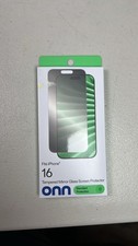 Onn Tempered Glass Screen Protector for iPhone 16