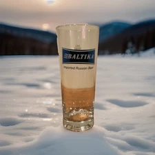 Rare Beer Glass From Baltika Brewing Company In Russia.  Perfect Gift
