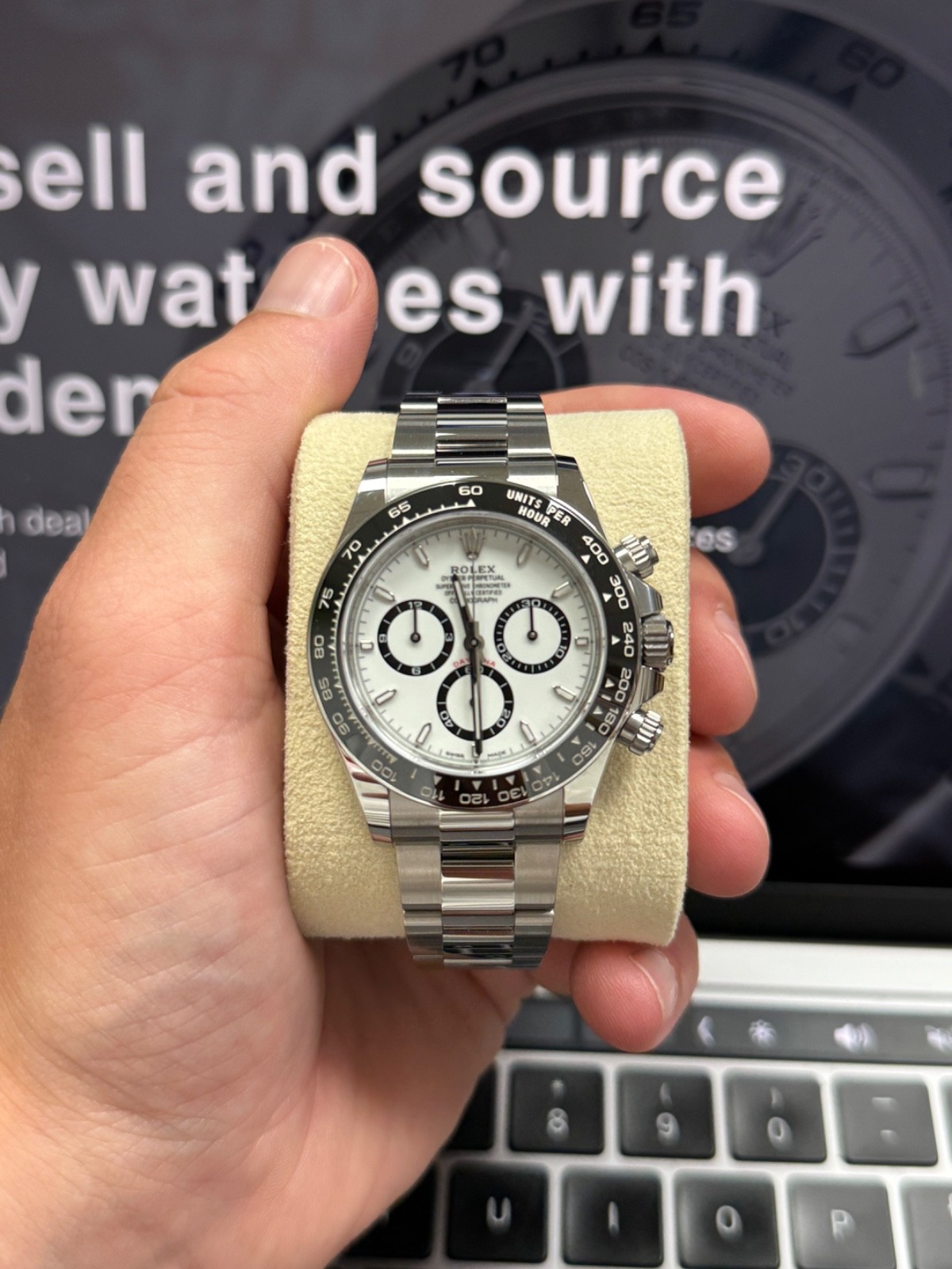 Rolex Cosmograph Daytona 126500LN White Panda Dial 2024 Full Set