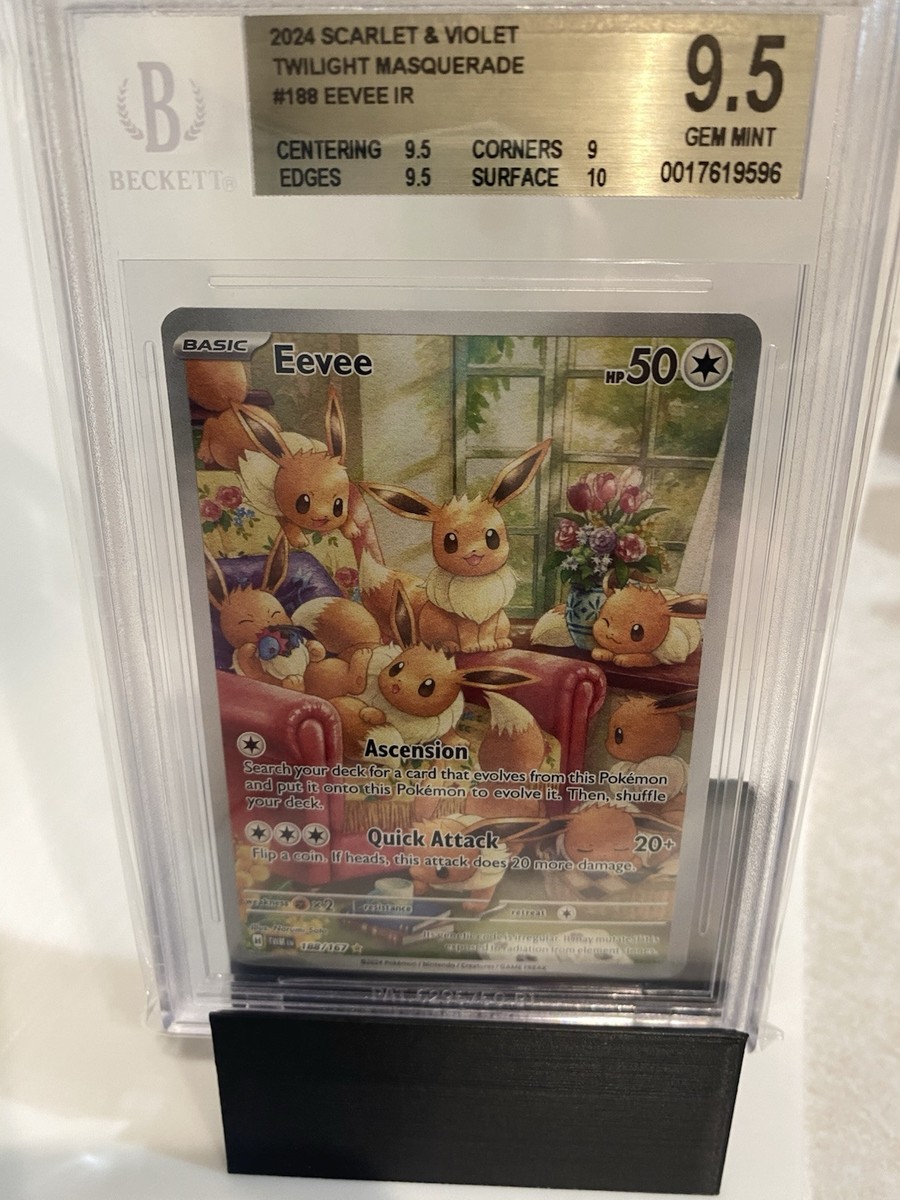 188 167 pokemon card Amazon.com: Pokemon – Eevee 188/167 – Twilight Masquerade – Illustration  Rare – Full Art – Alternate : Toys & Games main image 0