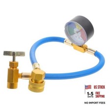Ac Charge Hose With Gauge Recharge Kit For Car Conditioning Air 12 Medium