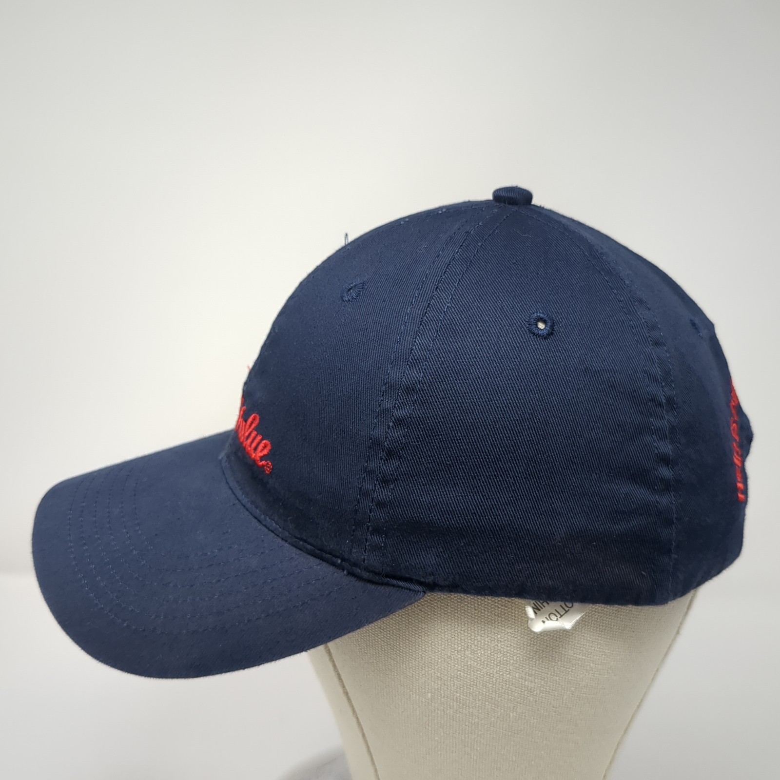 True Value Strapback Baseball Cap Blue One Size A… - image 3