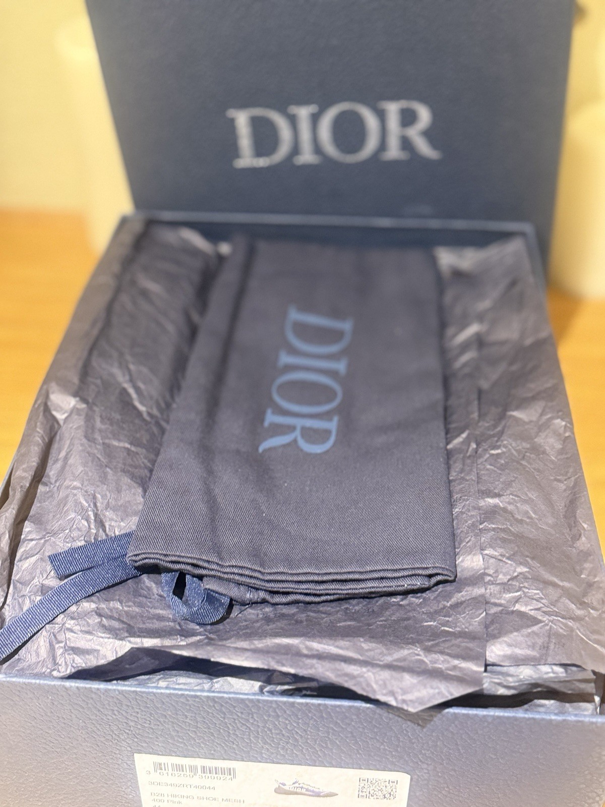 SAOLA Scarpe da trekking Christian Dior B28 1295 pennino maglia taglia Eu 44 Us 11m