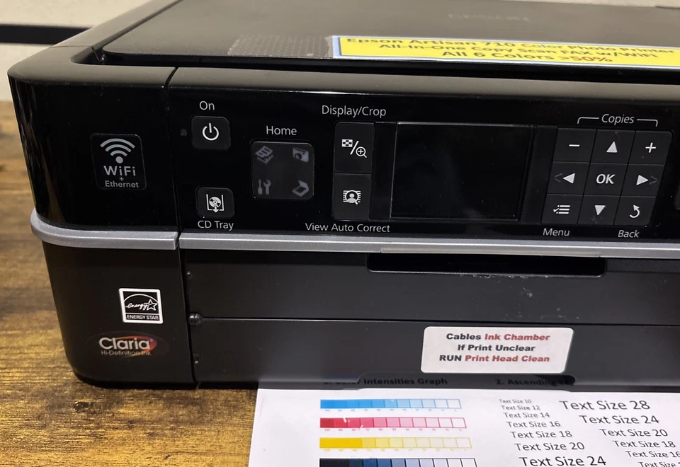 Epson Artisan 710 All-In-One Inkjet Printer.  Prints great color pictures.   - Image 4 of 4