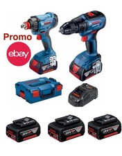 KIT BOSCH GDX180-li + GSR18v-50 con 3 batterie 5ah + caricabatteria