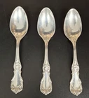 Lot Of 3 Vintage Sterling  92.5% Silver Spoons by Reed & Barton