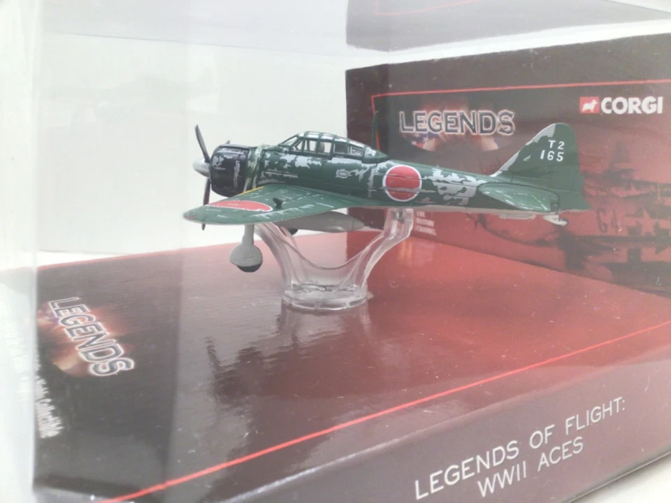 Corgi Legends 1:72 WWII Aces Mitsubishi Zero Shoichi Sugita Rabaul 1943 HC33106 - Image 2 of 4