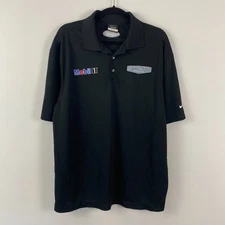 Stewart Haas Racing Ford Nike Golf Black Team Issue Mens Large Polo Shirt