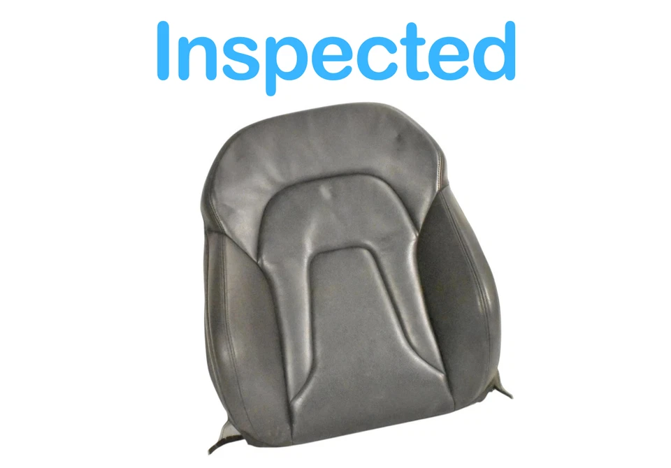 08-17 Audi A5 Quattro Front Right Passenger Side Upper Seat Cushion Black OEM - Image 3 of 4