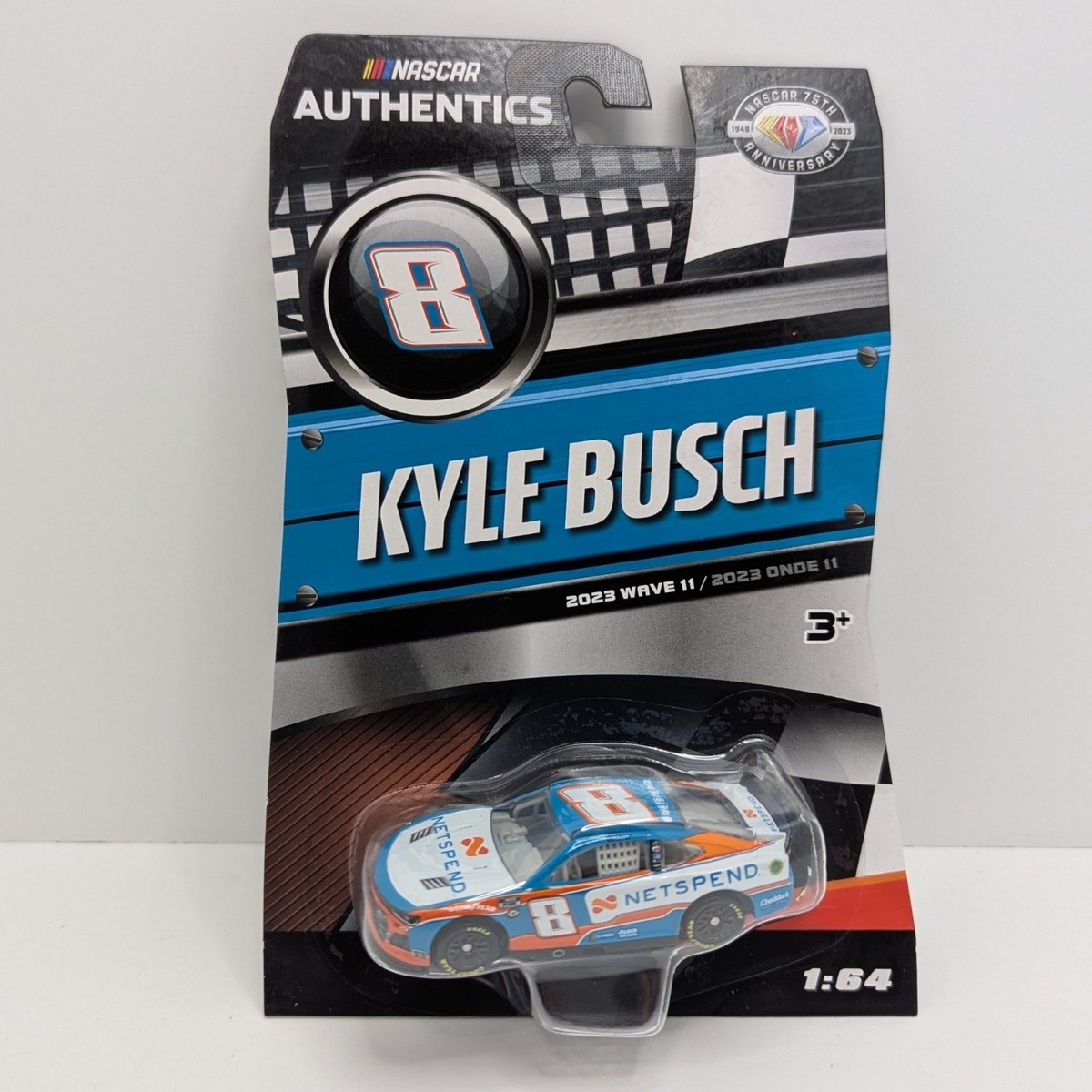 Lionel NASCAR Authentics Kyle Busch #8 Netspend Camaro 1:64 Blue
