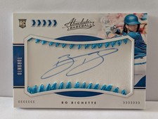 2020 Panini Absolute Baseball Material Signatures Bo Bichette /50