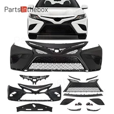 Front Bumper Cover Grilles Assembly For 2018 2019 2020 Toyota Camry SE XSE