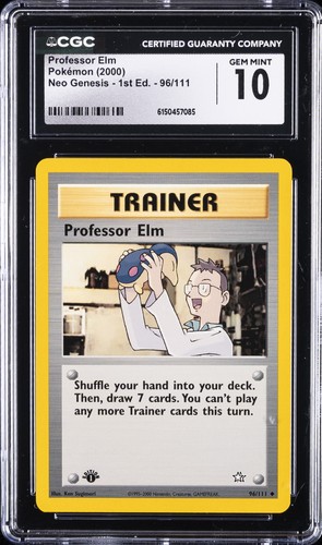 Professor Elm (1st Edition) graded CGC 10 for sale on eBay