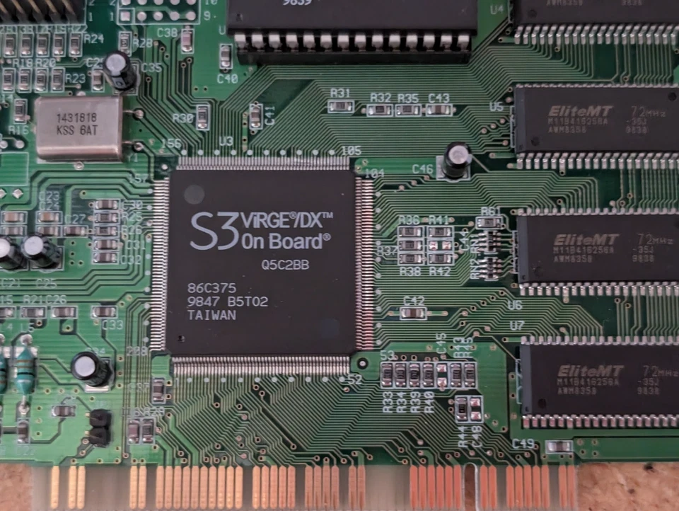 Vintage Sparkle SP325A Graphics Video Card S3 ViRGE/DX 86C375 VGA Feature - Image 4 of 4