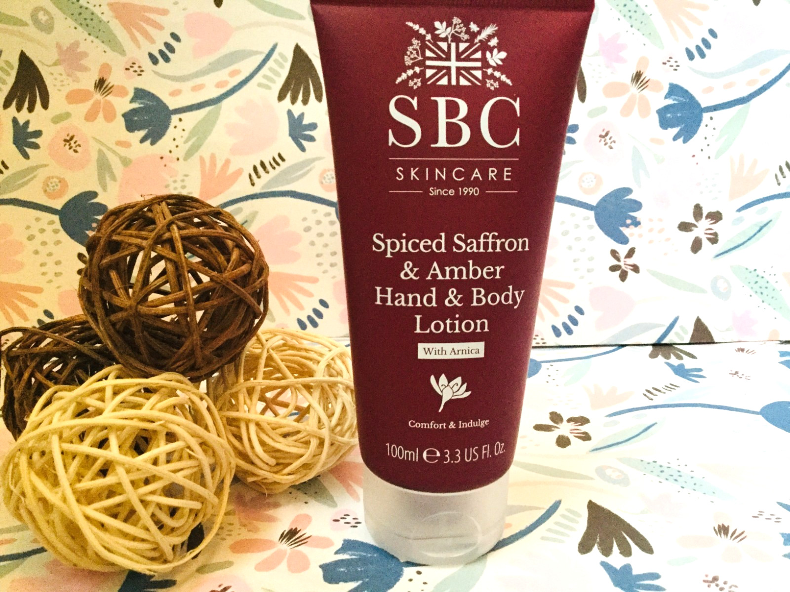 SBC❤️ Spiced Saffron And Amber Hand & Body Lotion With Arnica Moisturiser 100ml