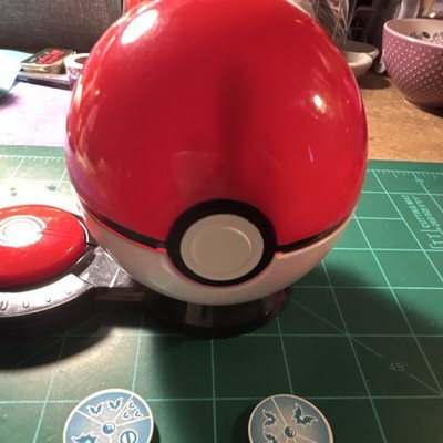 Pokémon Poké Ball, Interactive Toy w/ Button Base Red/White/Black 2019