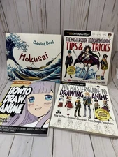 How To Draw Anime Books / The Masters Guide & Tips & Tricks  Lot 4 Books Total