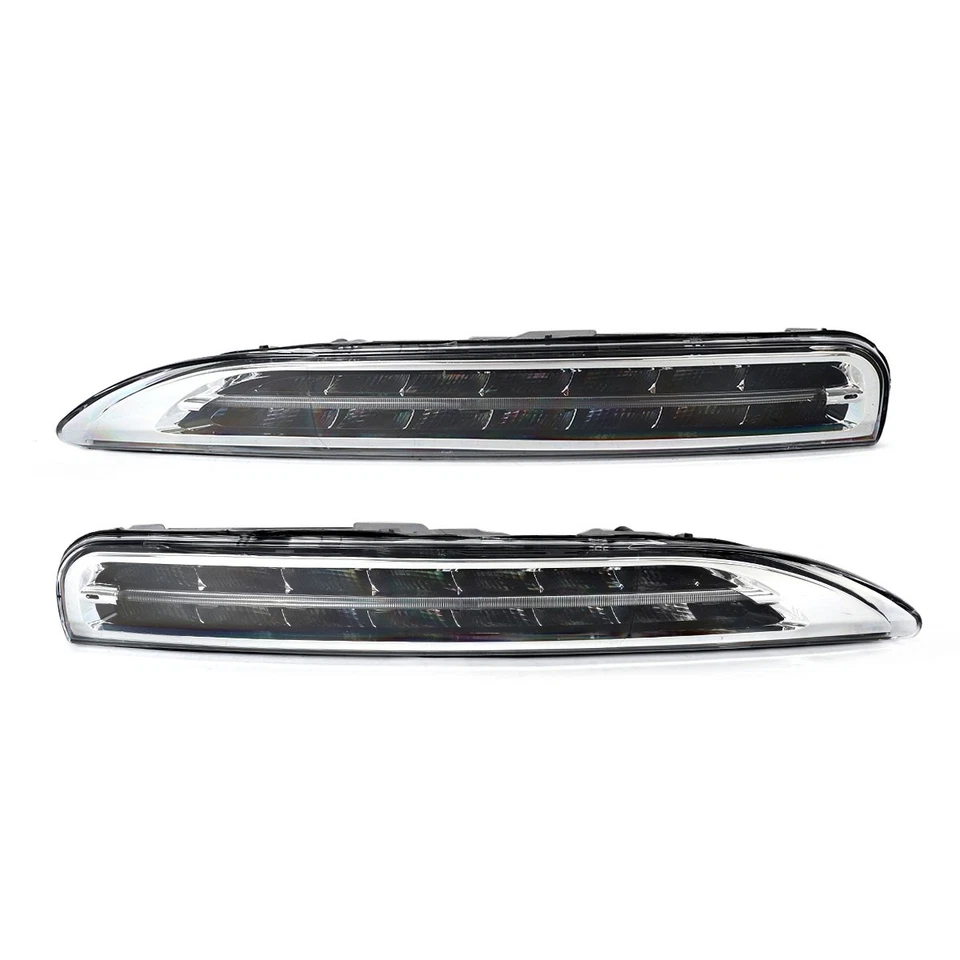 Передние дневные ходовые огни LH RH DRL светодиодные противотуманные фары для Porsche Cayenne 2011-14 - Изображение 2 из 4