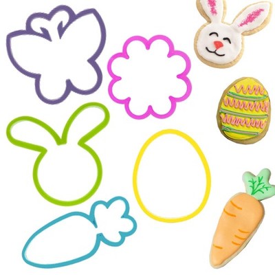 Ostern Ausstechformen 5er Set Hase, Ei, Karotte, Blume und Schmetterling
